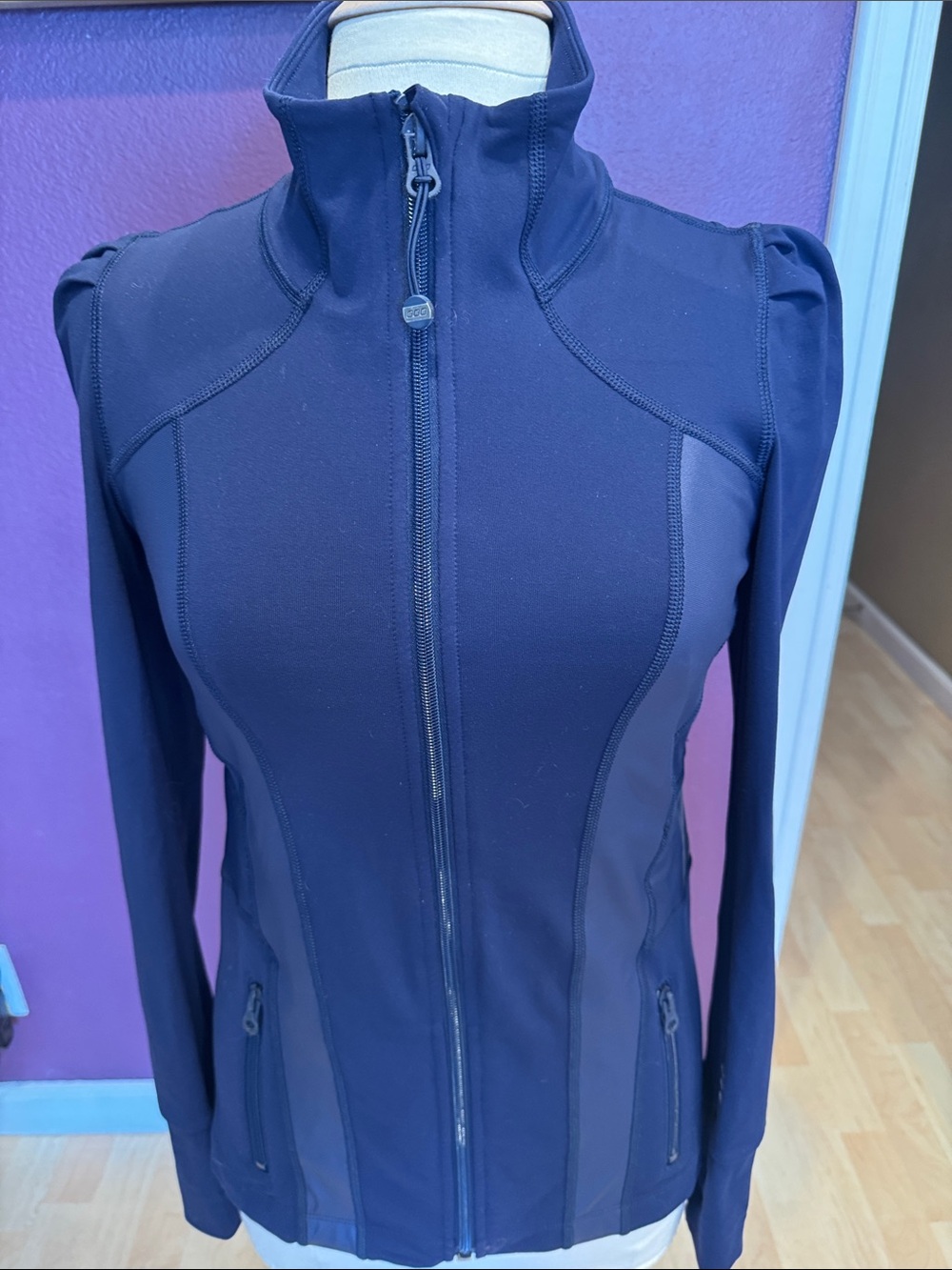 Lorna Jane Deep Blue Zip Utility Jacket